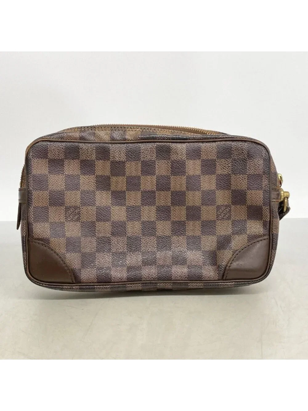 Louis Vuitton Clutch Damier Marly Dragonne GM Ebene